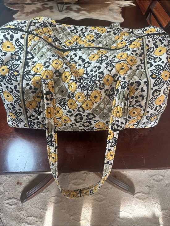 Vera Bradley Handbags - Vera Bradley Quilted Floral Weekender Bag - Yellow Floral